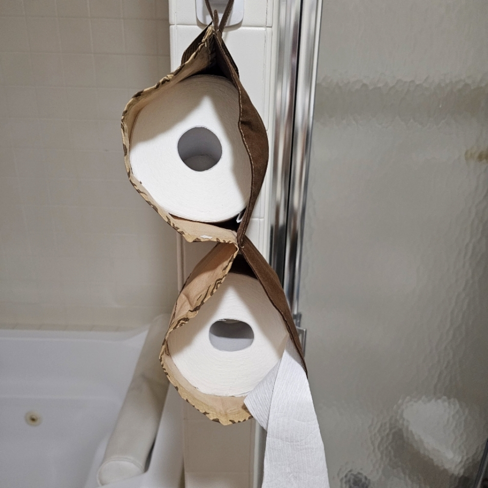 Double Toilet Paper Holder Elephant Theme - Picture 4 of 4